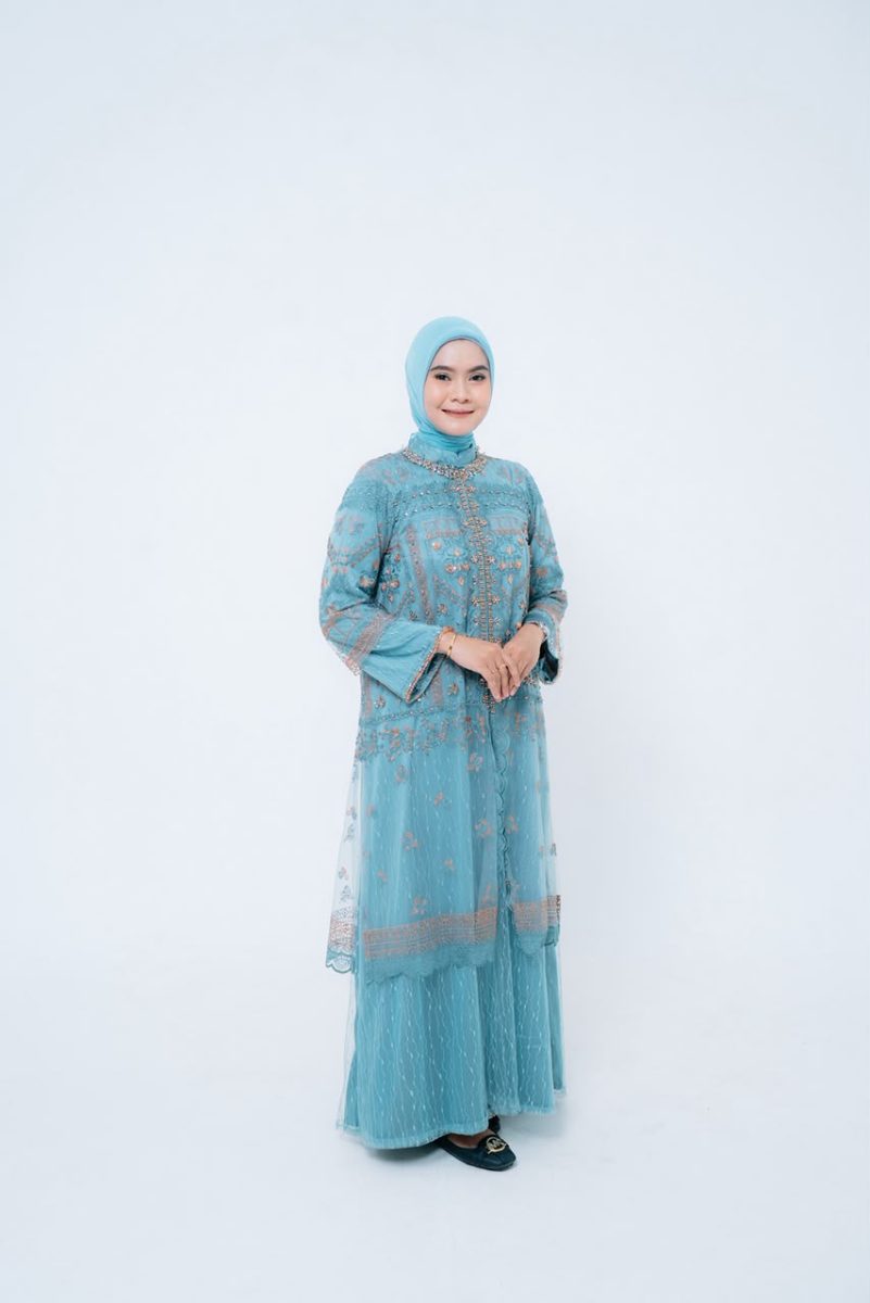 DR BIRU 001 — sewa dress di Makassar