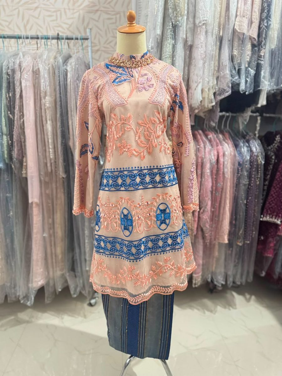 OS SALMON 001 — sewa dress di Makassar