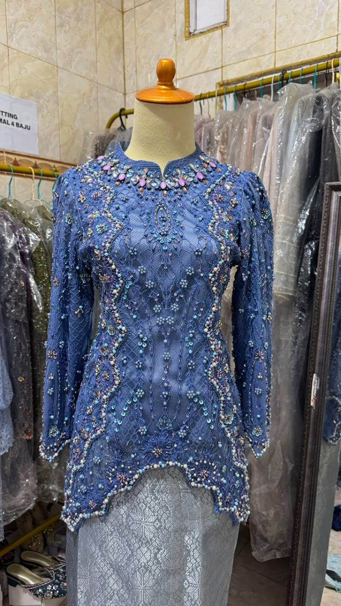 KB BIRU 001 — sewa dress di Makassar