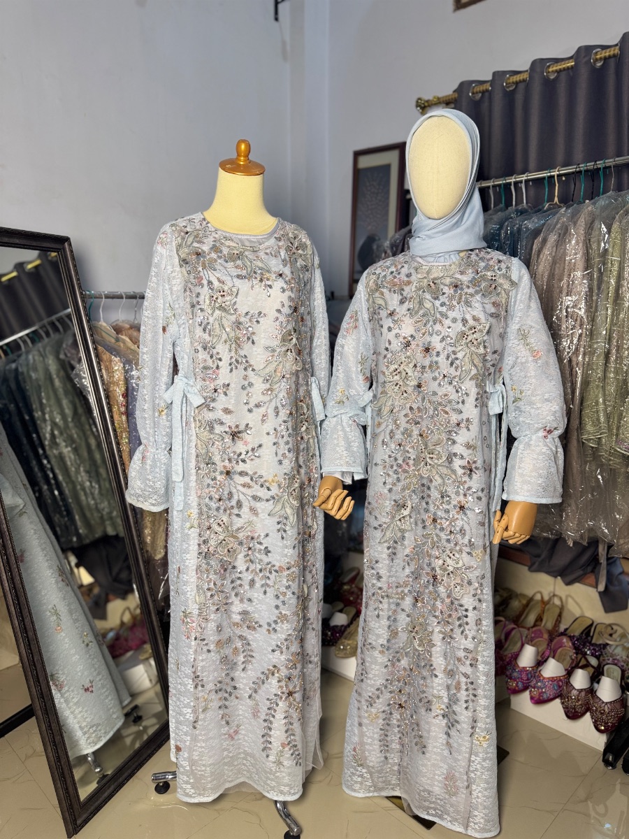 DR BIRU 005 — sewa dress di Makassar