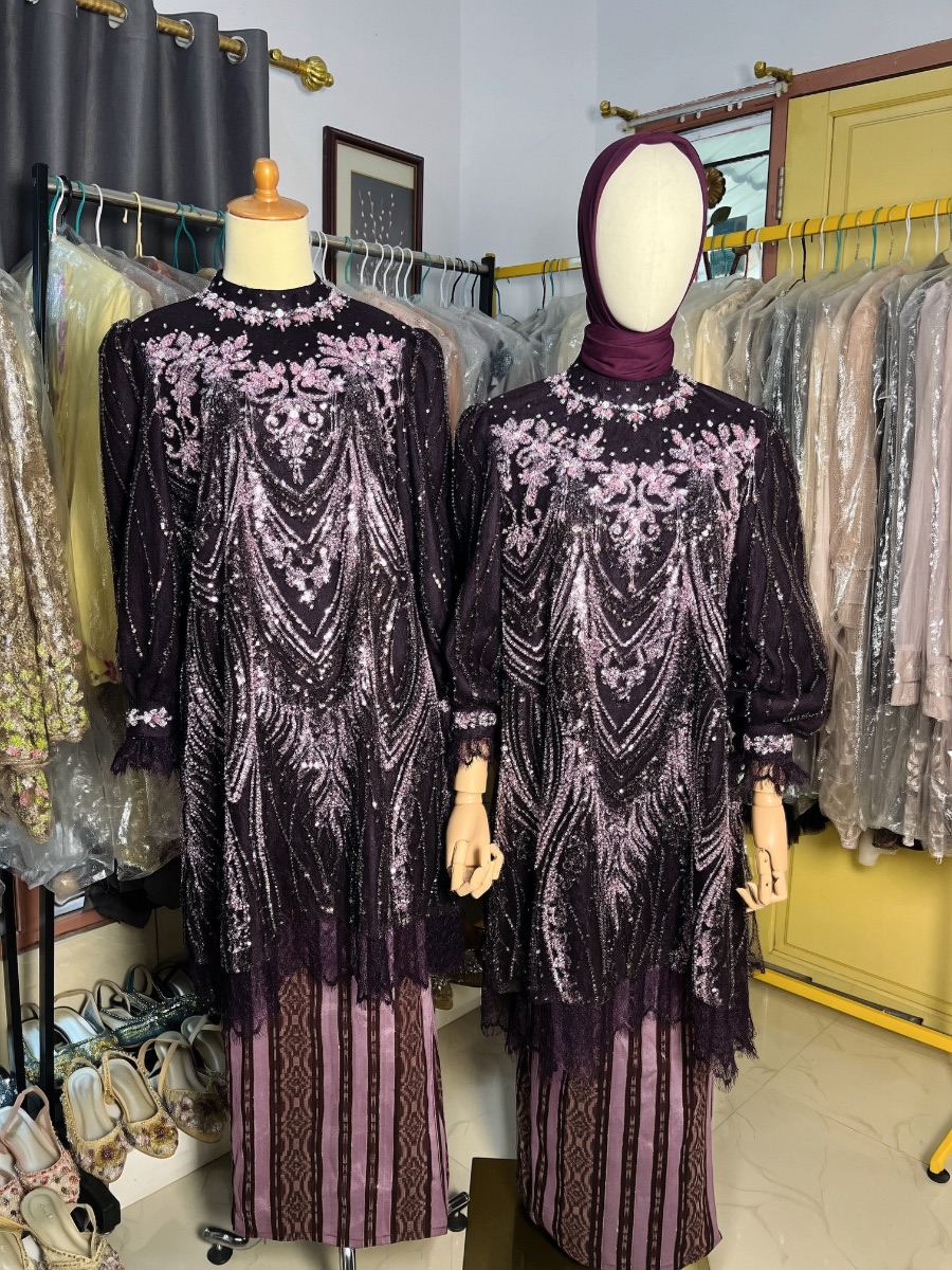 KB UNGU 002 — sewa dress di Makassar